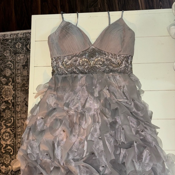 Sue Wong Dresses & Skirts - 2000s Y2K Vintage Silk Beaded Sue Wong Designer Dress